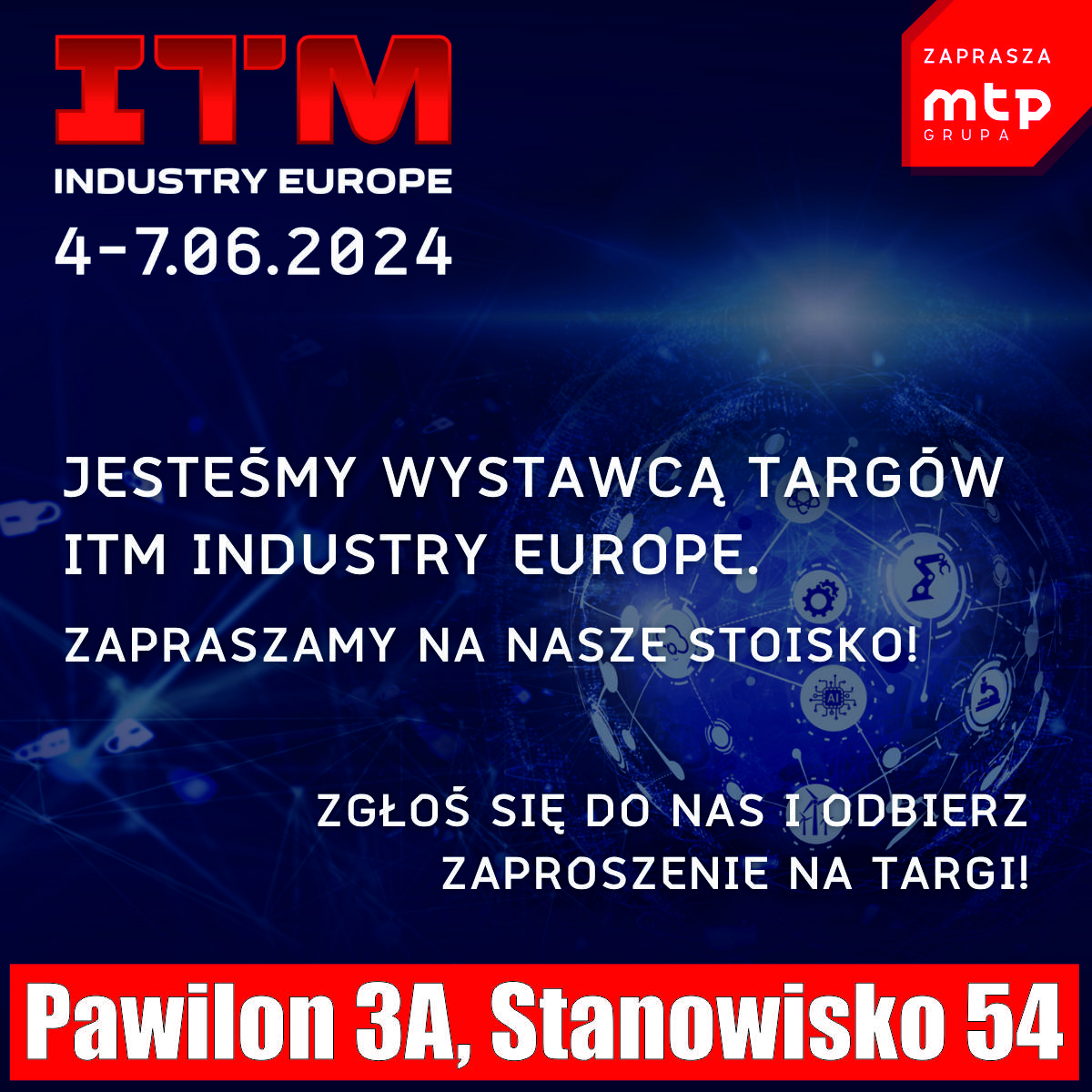 REDO na targach ITM 2024 - ITM Industry Europe | 4-7.06.2024 | Poznań